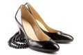 Black patent-leather shoes