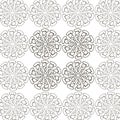 Black pattern on a white background Royalty Free Stock Photo