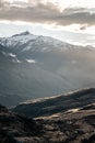 Black peak mountain Royalty Free Stock Photo