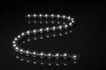 Black pearls necklace Royalty Free Stock Photo