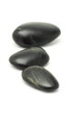 Black pebble stones