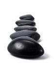 Black pebbles Royalty Free Stock Photo