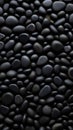 black pebbles background Royalty Free Stock Photo