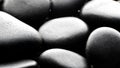 Black pebbles background Royalty Free Stock Photo