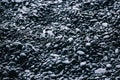 Black pebbles background Royalty Free Stock Photo