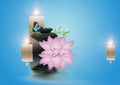 Zen spa poster Royalty Free Stock Photo