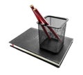 Black pencil box Royalty Free Stock Photo