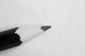 Black pencil isolated on white Royalty Free Stock Photo