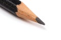 Black pencil isolated on white background Royalty Free Stock Photo