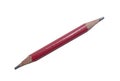 Black pencil sharpened on both sides Royalty Free Stock Photo