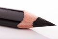 Black pencil on a white background Royalty Free Stock Photo