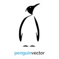 Black penguin icon.