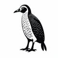 Woodcut-inspired Penguin Art: Life-like Avian Illustrations And Indigenous Motifs