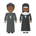 Black people Priest nun