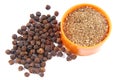 Black pepper isolated Royalty Free Stock Photo
