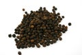 Black pepper isolated on white Royalty Free Stock Photo