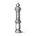 black pepper mill ai generated