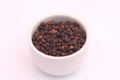 Black pepper seeds Royalty Free Stock Photo