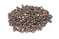 Black pepper seeds Royalty Free Stock Photo