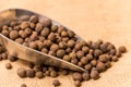 Black peppercorns Royalty Free Stock Photo