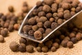 Black peppercorns Royalty Free Stock Photo