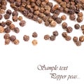 Black Peppercorns close up Royalty Free Stock Photo