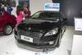 Black peugeot 508 car opened door