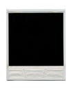 Black photo frame. Old style photo picture for design Royalty Free Stock Photo