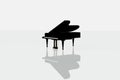 Black piano Royalty Free Stock Photo