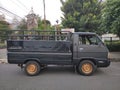 Black pickup car for working hard