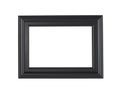 A black picture frame, isolated with clipping path