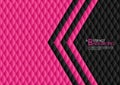 Black and pink abstract background vector illustration, cover template layout, business flyer, Leather texture luxury