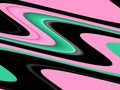 Black pink green background, abstract lines background, fantasy Royalty Free Stock Photo