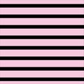 Black and pink horizontal stripes pattern seamless vector