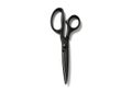 Black pinking shears for crafting and sewing Royalty Free Stock Photo