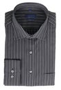 Black pinstriped dress shirt Royalty Free Stock Photo