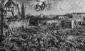 Black Plague devastating pandemic in Naples 1656