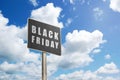 Black plank with Black Friday sign