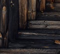 Black Planking, Old Shabby Boards, Dark Planks Background Texture