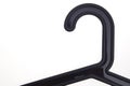 Black plastic abstract coat hanger detail Royalty Free Stock Photo