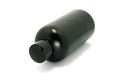 Black plastic bottle lotion Royalty Free Stock Photo