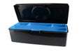 Black plastic box or storage for work Royalty Free Stock Photo