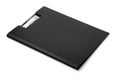 Black plastic folder clipboard