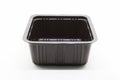 Black Plastic food container Royalty Free Stock Photo