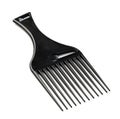 Black plastic hair comb isolated on white background Royalty Free Stock Photo