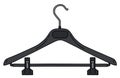 The black plastic hanger