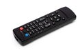 Black plastic remote control