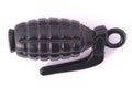 Black plastic toy grenade Royalty Free Stock Photo
