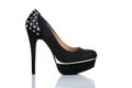 Black platform stiletto shoe