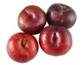 Black plum fruit. Royalty Free Stock Photo